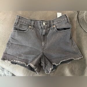 Signature‎ by Levi Strauss Black Denim Shorts- Size 27